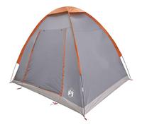 Mentu Camping Tent with Roof Blue 4-Person Polyester and Steel