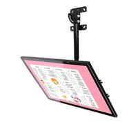 Menu Board Slim Snap Frame LED Light Box, Illuminated Poster Display, LED Backlit Advertising Screen for Restaurants, Cafes, Shop A1/61x85cm