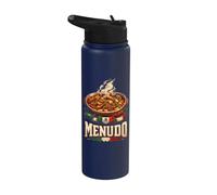 Menudo Mexican Soup Tripe Stew Lover Traditional Comfort Stainless Steel Insulated Water Bottle