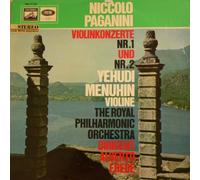 Menuhin - Niccolo Paganini. Violinkonzerte Nr. 1 und 2. Yehudi Menuhin Violine. Royal Philharmonic Orchestra. Vinyl LP.