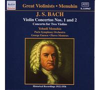 Menuhin, Yehudi - Bach: Violin Concertos Nos 1 & 2 [Recorded 1932-1936]
