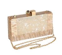 Menurra Women Acrylic Evening Clutch bag Glitter Marble Purse Handbag for Wedding Cocktail Party Prom