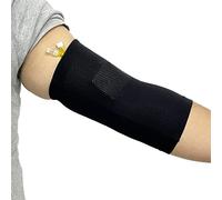 MENURSY Arm PICC Line Sleeve Protector, Elbow Breathable Cast Nursing Cast Cover Supplies for Arm Circumference 12.2" 14", Black (L)