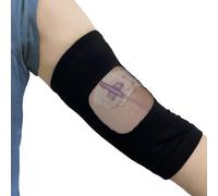 MENURSY PICC Line Cover with Mesh Viewing Window, Upper or Lower Arm Line Protective Sleeve, Non-Slip Silicone Gasket Inside, Comfort Cast Protector, 1 PCS (XS)