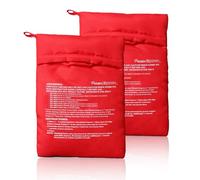 MenYiYDS 2 PCS MICROWAVE POTATO BAGS, MICROWAVE POTATO COOKING BAGS, POTATO BAKING BAGS, WASHABLE AND REUSABLE MICROWAVE POTATO BAGS FOR PEELING POTATOES IN THE MICROWAVE