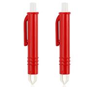 MenYiYDS 2 Pieces Tick Tweezers for Dog Cat Human for Children and Pets Simple and Safe Tick Remover for Ticks of Any Size (Red)