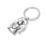 MenYiYDS keychain with guardian angel - lucky charm talisman - gift for partner, mother, daughter and child