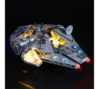 MENZAVA LED Light Kit Compatible with LEGO 75257 Millennium Falcon Star Wars Building Blocks Model - Model Set NOT Included