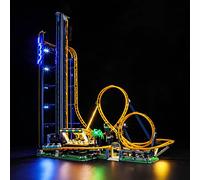 MENZAVA LED Light Set Compatible with LEGO 10303 Loop Coaster Icons Building Blocks Model - Model Set NOT Included