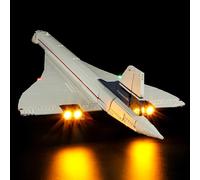 MENZAVA LED Light Set Compatible with LEGO 10318 Concorde Icons Building Blocks Model - Model Set NOT Included