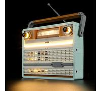 MENZAVA LED Light Set Compatible with LEGO 10334 Retro Radio Icons Building Blocks Model - Model Set NOT Included