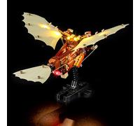 MENZAVA LED Light Set Compatible with Lego 10363 Leonardo da Vinci's Flying Machine Icons Building Blocks Model - Model Set NOT Included