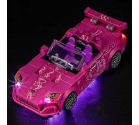 MENZAVA LED Light Set Compatible with LEGO 2 Fast 2 Furious Honda S2000 Speed Champions 77241 Building Blocks Model - Model Set NOT Included