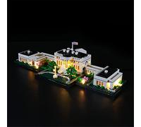 MENZAVA LED Light Set Compatible with LEGO 21054 The White House Architecture Building Blocks Model - Model Set NOT Included