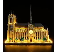 MENZAVA LED Light Set Compatible with LEGO 21061 Notre-Dame de Paris Architecture Building Blocks Model - Model Set NOT Included