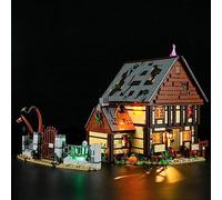 MENZAVA LED Light Set Compatible with LEGO 21341 Disney Hocus Pocus: The Sanderson Sisters' Cottage Ideas Building Blocks Model - Model Set NOT Included