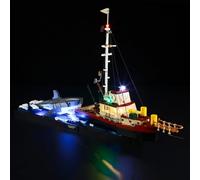 MENZAVA LED Light Set Compatible with LEGO 21350 Jaws Ideas Building Blocks Model - Model Set NOT Included