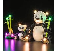 MENZAVA LED Light Set Compatible with LEGO 31165 Wild Animals: Panda Family Creator Building Blocks Model - Model Set NOT Included