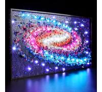 MENZAVA LED Light Set Compatible with LEGO 31212 The Milky Way Galaxy Art Building Blocks Model - Model Set NOT Included