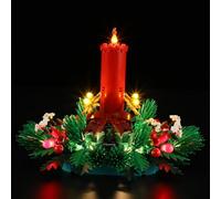 MENZAVA LED Light Set Compatible with LEGO 40743 Christmas Table Decoration Building Blocks Model - Model Set NOT Included