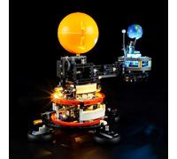 MENZAVA LED Light Set Compatible with LEGO 42179 Planet Earth and Moon in Orbit Technic Building Blocks Model - Model Set NOT Included