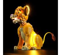 MENZAVA LED Light Set Compatible with LEGO 43247 Young Simba the Lion King Disney Building Blocks Model - Model Set NOT Included