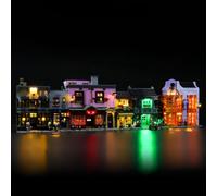 MENZAVA LED Light Set Compatible with LEGO 75978 Diagon Alley Harry Potter Building Blocks Model - Model Set NOT Included