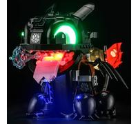 MENZAVA LED Light Set Compatible with LEGO How to Train Your Dragon: Toothless Icons 10375 Building Blocks Model - Model Set NOT Included