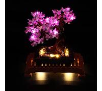 MENZAVA LED Light Set Compatible with LEGO (Pink) 10281 Bonsai Tree CreatorExpert Building Blocks Model - Model Set NOT Included