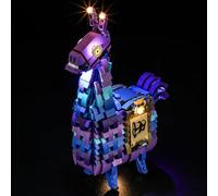 MENZAVA LED Light Set Compatible with LEGO Supply Llama Fortnite 77071 Building Blocks Model - Model Set NOT Included