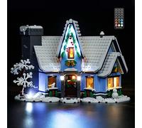 MENZAVA LED Light Set (Remote Control) Compatible with LEGO 10293 Santa’s Visit Icons Building Blocks Model - Model Set NOT Included