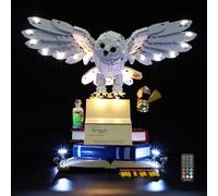 MENZAVA LED Light Set (Remote Control) Compatible with LEGO 76391 Hogwarts Icons - Collectors' Edition Harry Potter Building Blocks Model - Model Set NOT Included