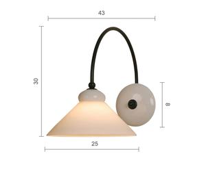 Menzel Provence La Maison wall light, white