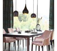 Menzel Solo pendant light, 3-bulb elongated