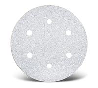 MENZER WHITE Hook & Loop Sanding Discs, 225 mm, 6 Holes, f. Drywall Sanders, Aluminium oxide (PU 25) G320