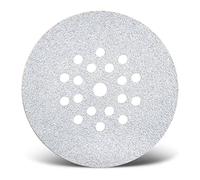 MENZER WHITE Sanding Discs 225 mm, 19 Holes (PU 25) G180 | f. Drywall Sanders, Aluminium oxide, Hook and Loop Backing