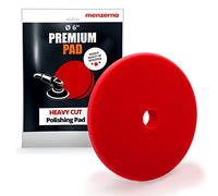 menzerna 6 Inch Polishing Pad Heavy Cut for Scratch Repair I Body Repair and Detailing Pads with Safety Edge & Velcro Attachment I Washable & Long Lasting I Thin Pad with Hole for Anti Heat Build-Up