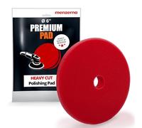 menzerna 6 Inch Polishing Pad Heavy Cut for Scratch Repair I Body Repair and Detailing Pads with Safety Edge & Velcro Attachment I Washable & Long Lasting I Thin Pad with Hole for Anti Heat Build-Up