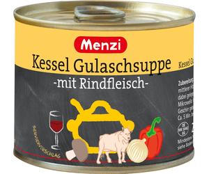 Menzi Beef Goulash Soup Hungarian 200ml 5 Pack