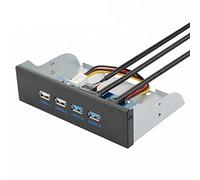 MEO 4 Port USB 3.0 and USB 2.0 5.25 inch Custom Computer Case Front Panel