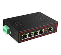 MEO 5 Port RJ45 Industrial Fast Ethernet Switch Megabit 10/100Mbps Full Duplex/Half Duplex LAN Switch