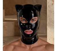 MEO® Black Latex Hood - BadTomcat™ - SecondSkin™ - Size - medium