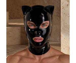 MEO® Black Latex Hood - BadTomcat™ - SecondSkin™ - Size - medium