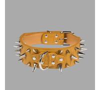 MEO® - Brown Spiked Collar - Size - medium