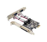 MEO PCIe to 2S1P Serial & Parallel Converter Card pcie to 2 Ports rs232+Parallel Printer LPT Port Adapter Card MCS9901Chipset RS-232