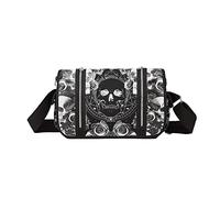 MEOKIM Gothic backpack trend canvas bag skull personality men and women casual backpack Halloween backpack, Shoulder Bag Style Two, Classic