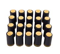 Meokro 20Pcs Wine Bottle Heat Shrink Capsules Wine Shrink Wrap Wine Bottle Capsules Shrink Caps for Wine Cellars