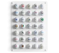MEOLLO | Golf Ball Holder | up to 45 Balls | 100% Steel | Made in Europe | Golf Ball Display Case | Golf Ball Stand | Golf Gifts for Men UK | Golf Presents | Golf Gadgets | Display Shelves