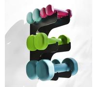 meollo | Weight Rack | 3 Levels | 100% Steel | Made in Europe | Dumbbell Rack | Home Gym Equipment | Fitness Equipment | Weight Storage Racks | Dumbell Rack | Home Gym Accessories
