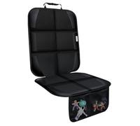 Meolsaek Car Seat Protector Waterproof 600D Thick with Non-Slip Backing Car Seat Cover Mat Protector for Leather Seats (1 pc - Black)